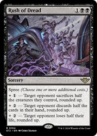 Rush of Dread, Promo Pack: Outlaws of Thunder Junction