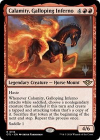 Calamity, Galloping Inferno, Promo Pack: Outlaws of Thunder Junction