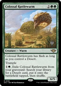 Colossal Rattlewurm, Promo Pack: Outlaws of Thunder Junction