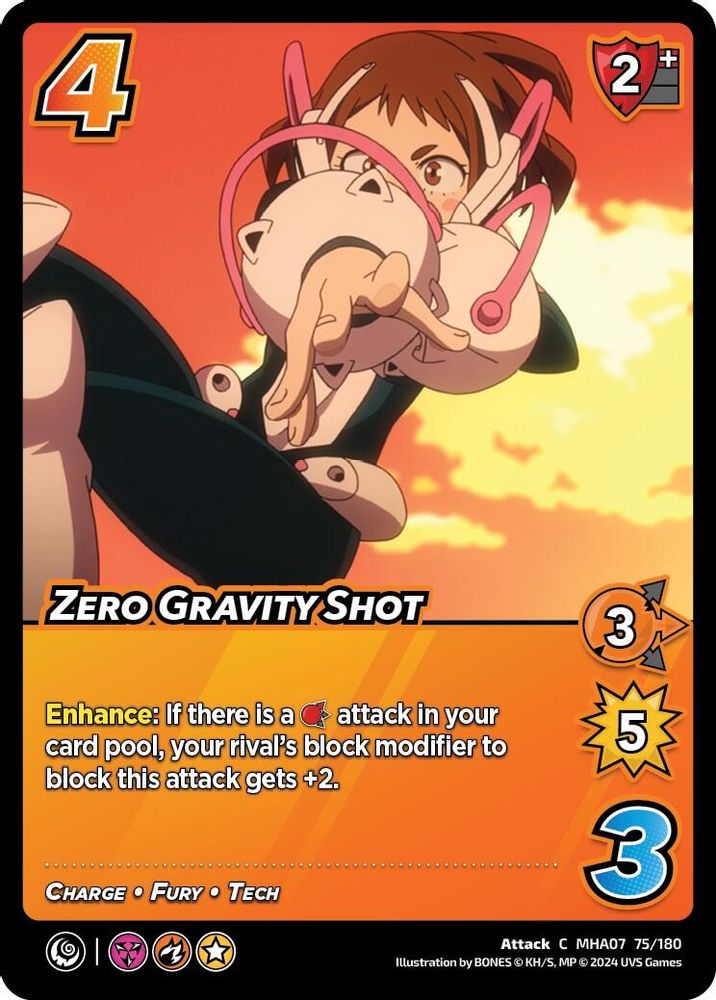 Zero Gravity Shot, Standard, front