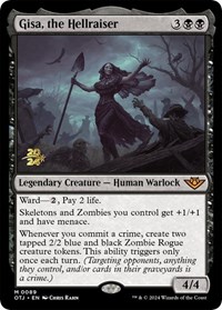Gisa, the Hellraiser, Prerelease Cards