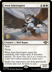 Aven Interrupter, Prerelease Cards