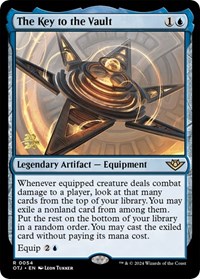 The Key to the Vault, Prerelease Cards