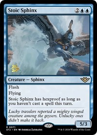 Stoic Sphinx, Prerelease Cards