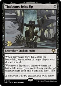 Tinybones Joins Up, Prerelease Cards