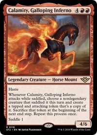 Calamity, Galloping Inferno, Prerelease Cards