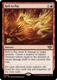 Hell to Pay, Prerelease Cards