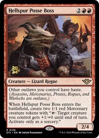 Hellspur Posse Boss, Prerelease Cards