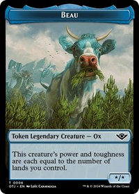 Beau // Plot Double-Sided Token, Outlaws of Thunder Junction