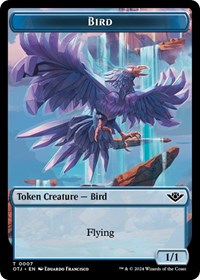 Bird // Plot Double-Sided Token, Outlaws of Thunder Junction