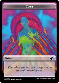 Copy // Plot Double-Sided Token, Outlaws of Thunder Junction