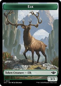 Elk Token, Outlaws of Thunder Junction