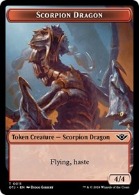 Scorpion Dragon Token, Outlaws of Thunder Junction