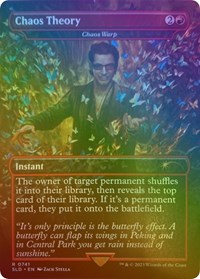 Chaos Theory - Chaos Warp (Rainbow Foil), Secret Lair Drop Series