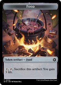 Food // Plot Double-Sided Token, Outlaws of Thunder Junction: The Big Score