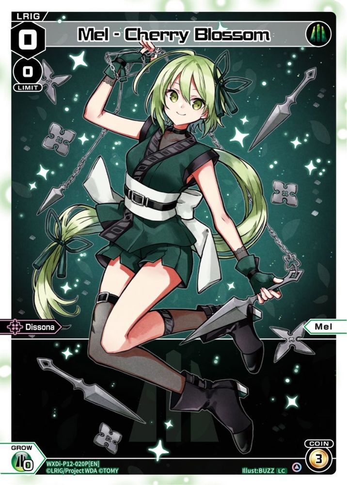 Mel - Cherry Blossom (Parallel Foil), Standard, front