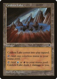 Caldera Lake, Tempest