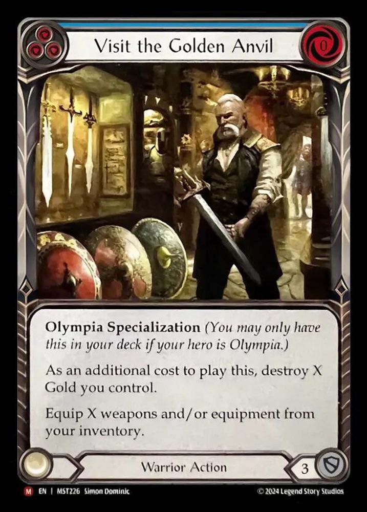 Visit the Golden Anvil, Standard, front