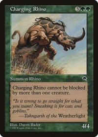 Charging Rhino, Tempest