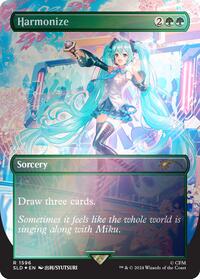 Harmonize (1596) (Rainbow Foil), Secret Lair Drop Series