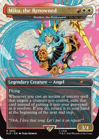 Miku, the Renowned - Feather, the Redeemed, Secret Lair Drop Series