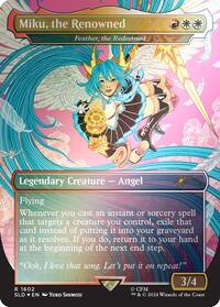 Miku, the Renowned - Feather, the Redeemed (Rainbow Foil), Secret Lair Drop Series
