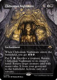 Chthonian Nightmare (Borderless), Modern Horizons 3