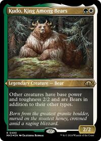 Kudo, King Among Bears (Foil Etched), Modern Horizons 3