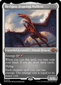 Herigast, Erupting Nullkite (Foil Etched), Modern Horizons 3