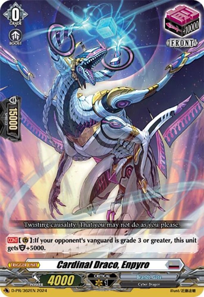 Cardinal Draco, Enpyro, Standard, front