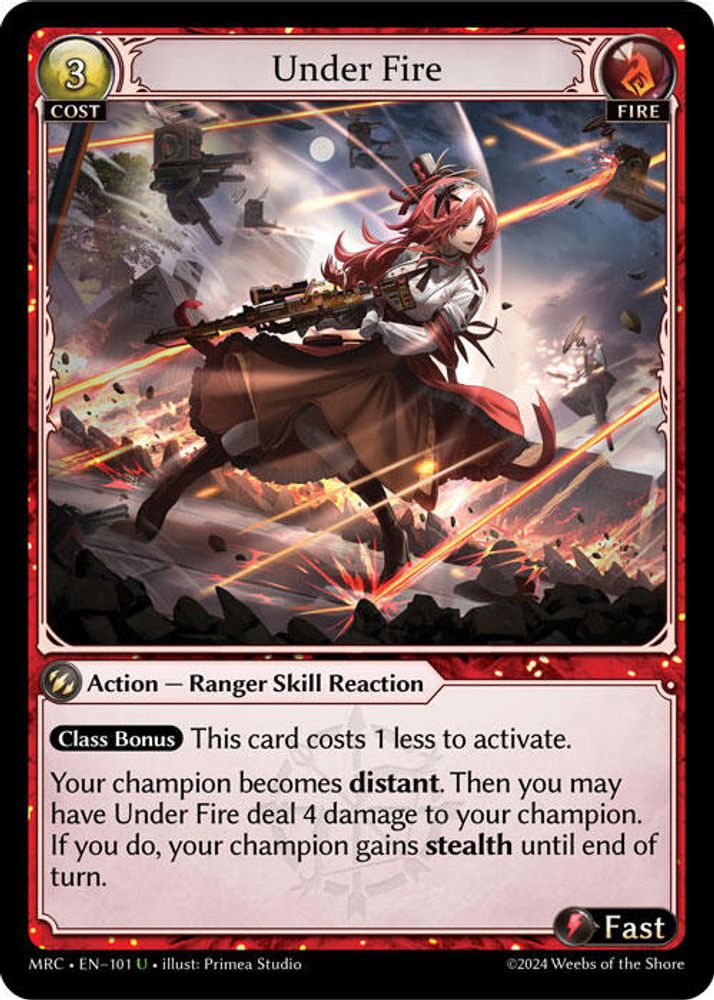 Under Fire, Standard, front