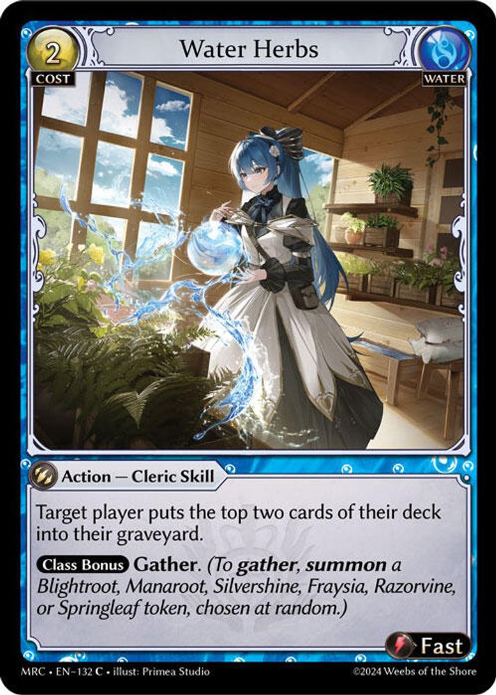Water Herbs, Standard, front