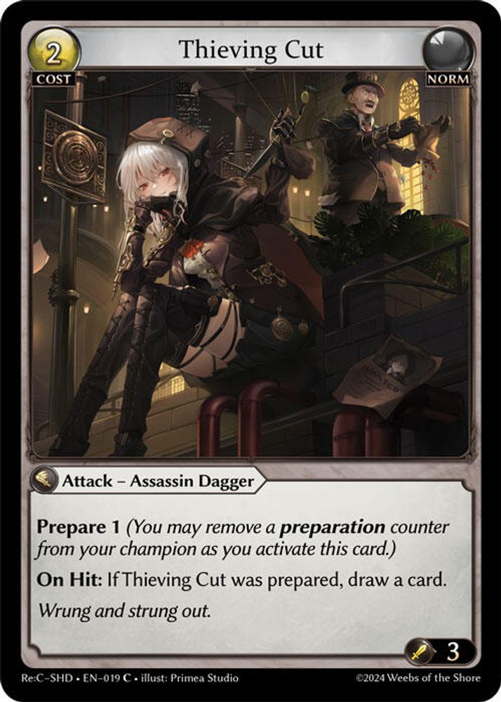 Thieving Cut, Standard, front