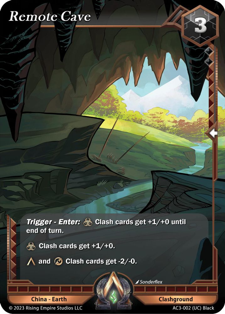 Remote Cave, Foil, front