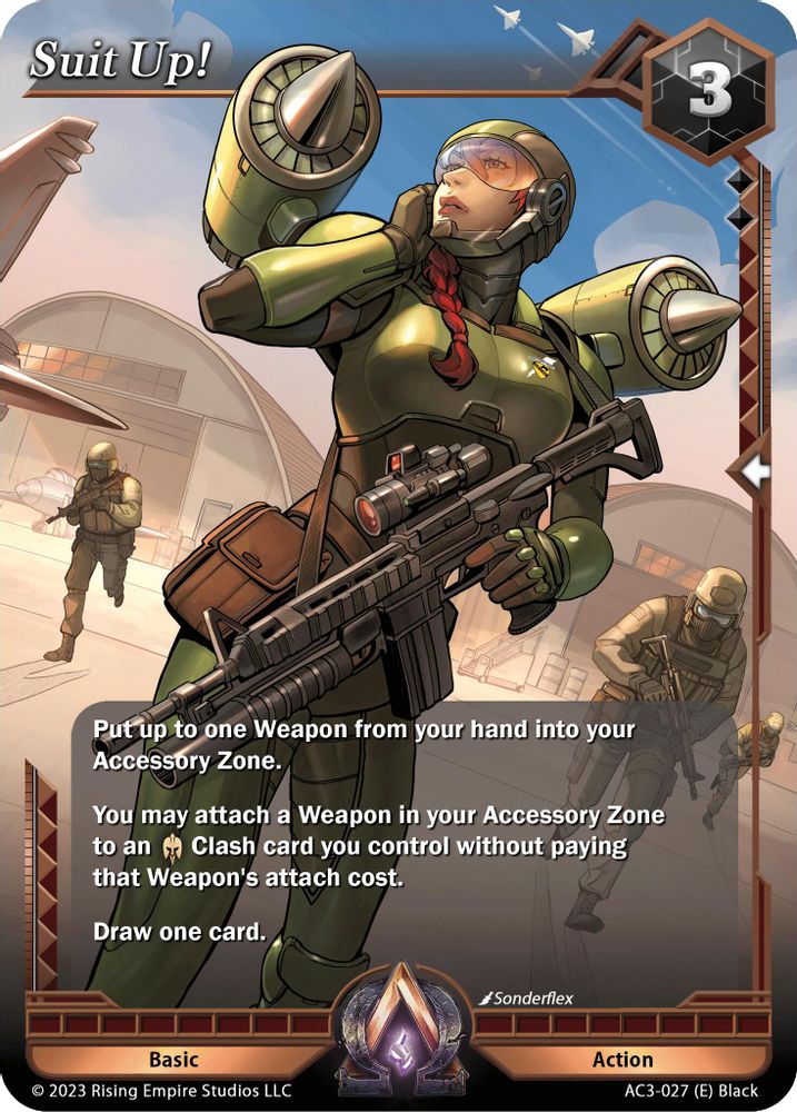 Suit Up!, Foil, front
