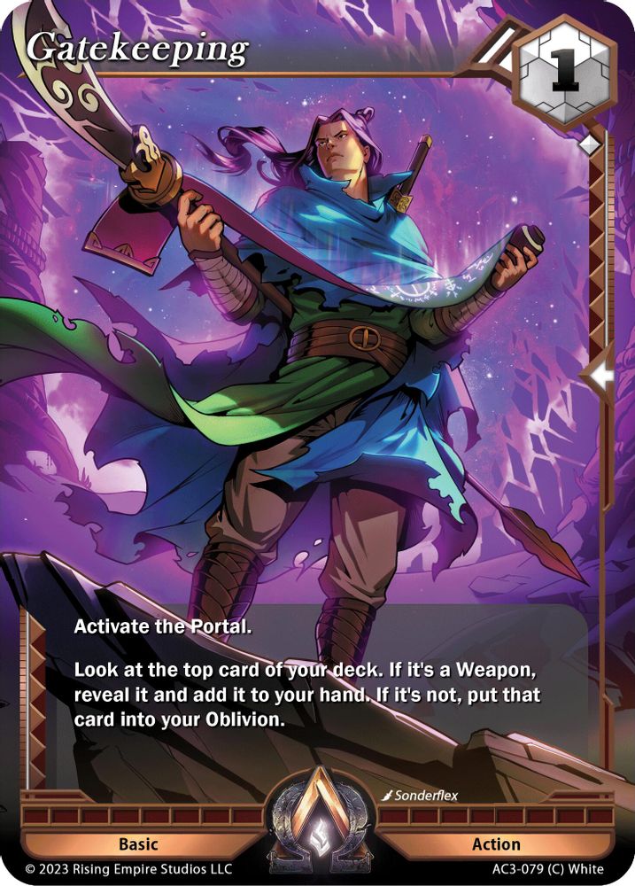 Gatekeeping, Standard, front