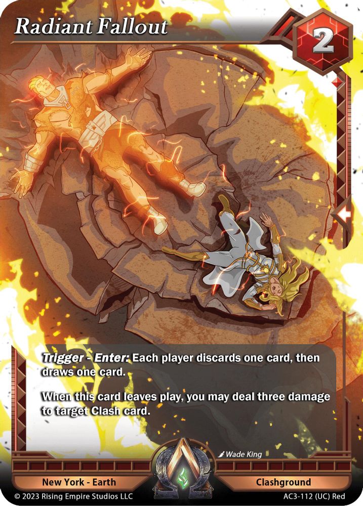Radiant Fallout, Standard, front