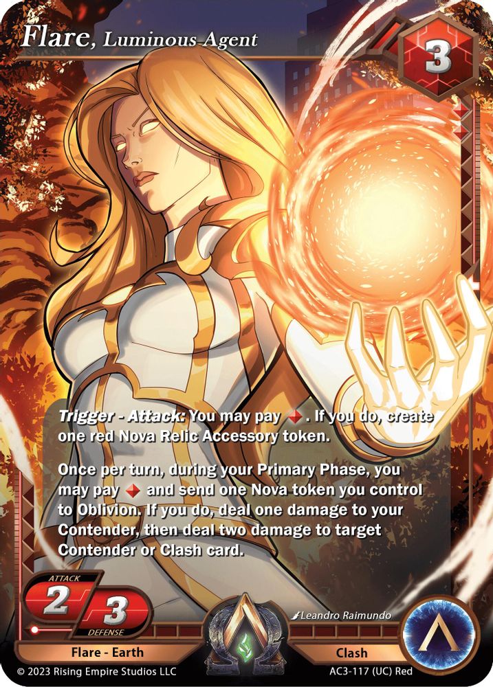 Flare, Luminous Agent, Standard, front
