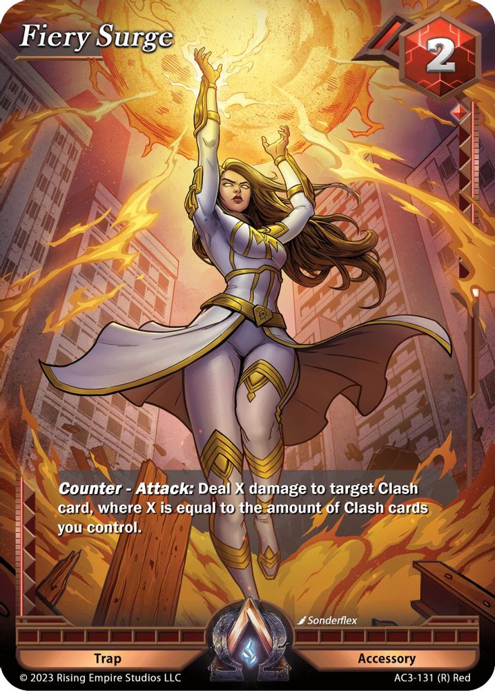 Fiery Surge, Standard, front