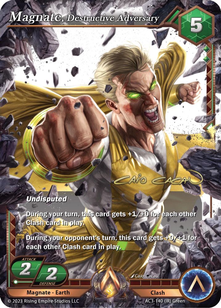 Magnate, Destructive Adversary (Iconic Rare), Standard, front