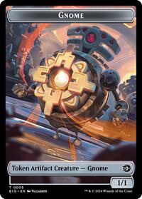 Gnome // Plot Double-Sided Token, Outlaws of Thunder Junction: The Big Score