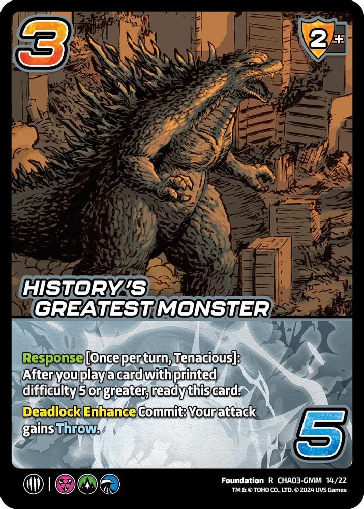 History's Greatest Monster, Foil, front