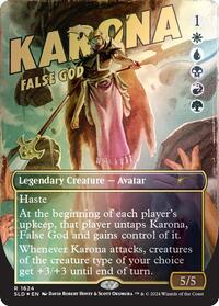 Karona, False God (Rainbow Foil), Secret Lair Drop Series