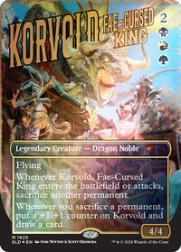 Korvold, Fae-Cursed King (Rainbow Foil), Secret Lair Drop Series