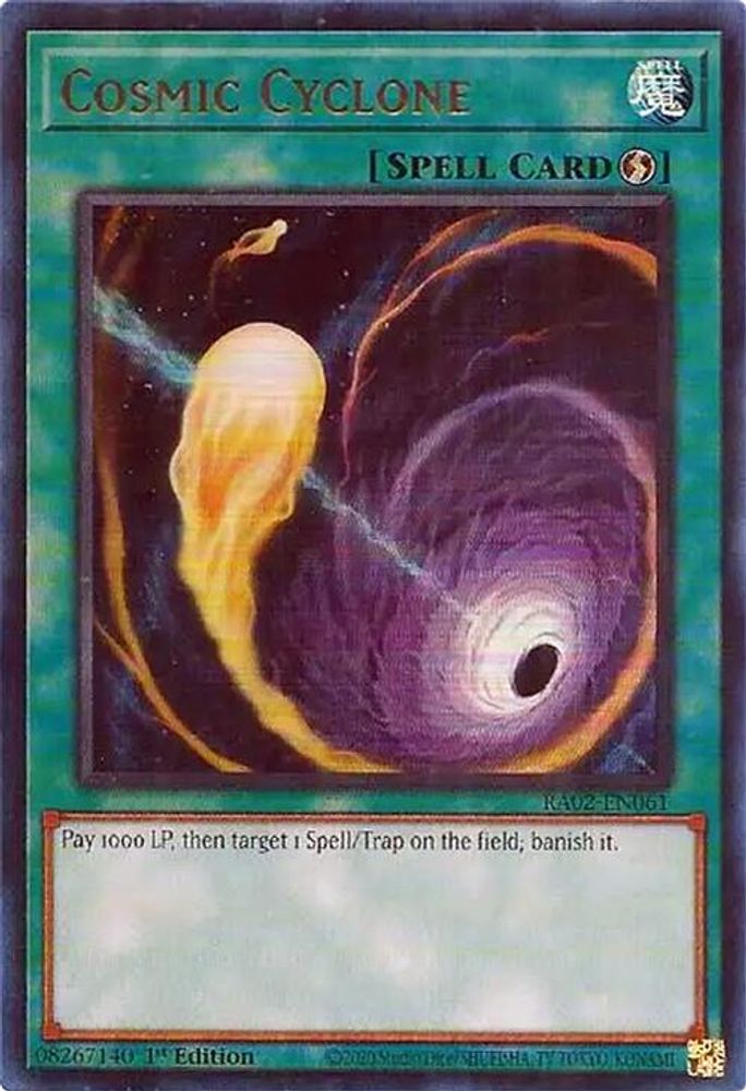 Cosmic Cyclone (UR), 1st-edition, front