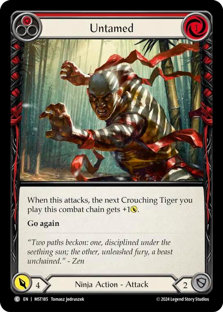 Untamed (Red), Standard, front