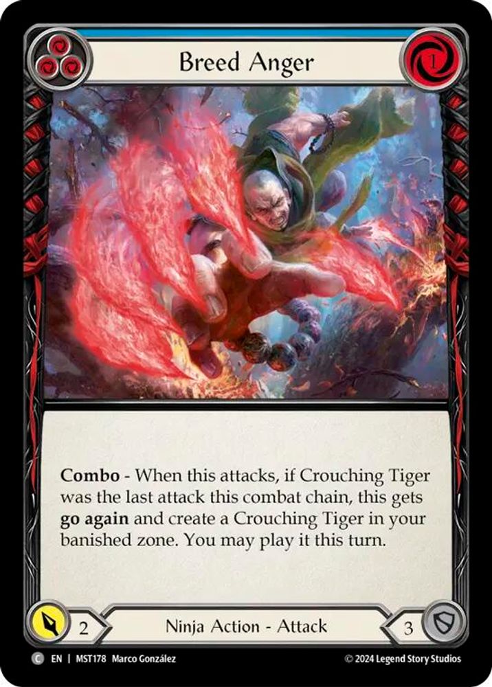 Breed Anger (Blue), Standard, front
