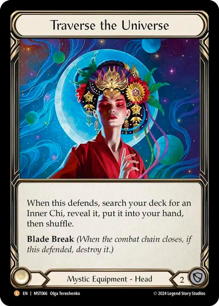 Traverse the Universe, Rainbow-foil, front