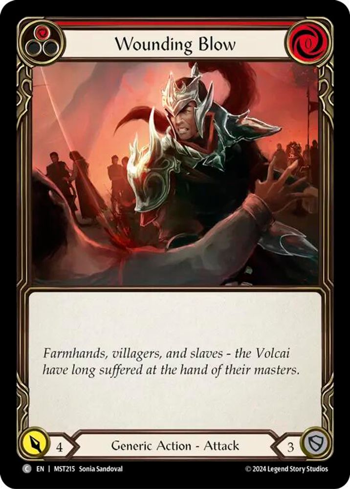 Wounding Blow (Red), Standard, front