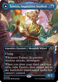 Tamiyo, Inquisitive Student (Borderless) (Textured Foil), Modern Horizons 3